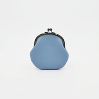 手縫いのがま口（初代）　ブルー