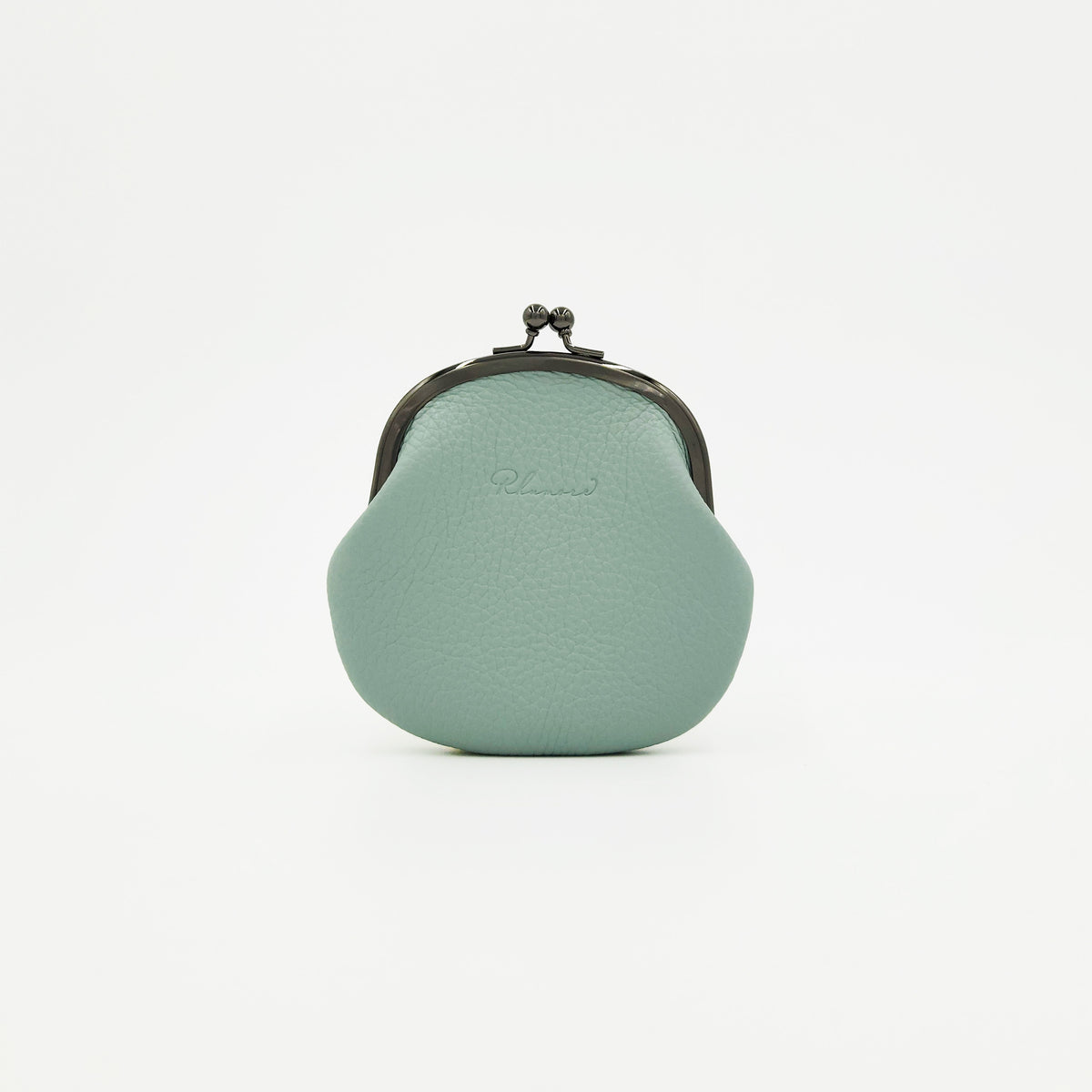 手縫いのがま口（初代）　グリーン