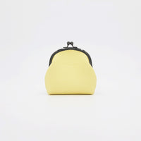 手縫いのがま口（R）　イエロー