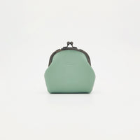 手縫いのがま口（R）　グリーン