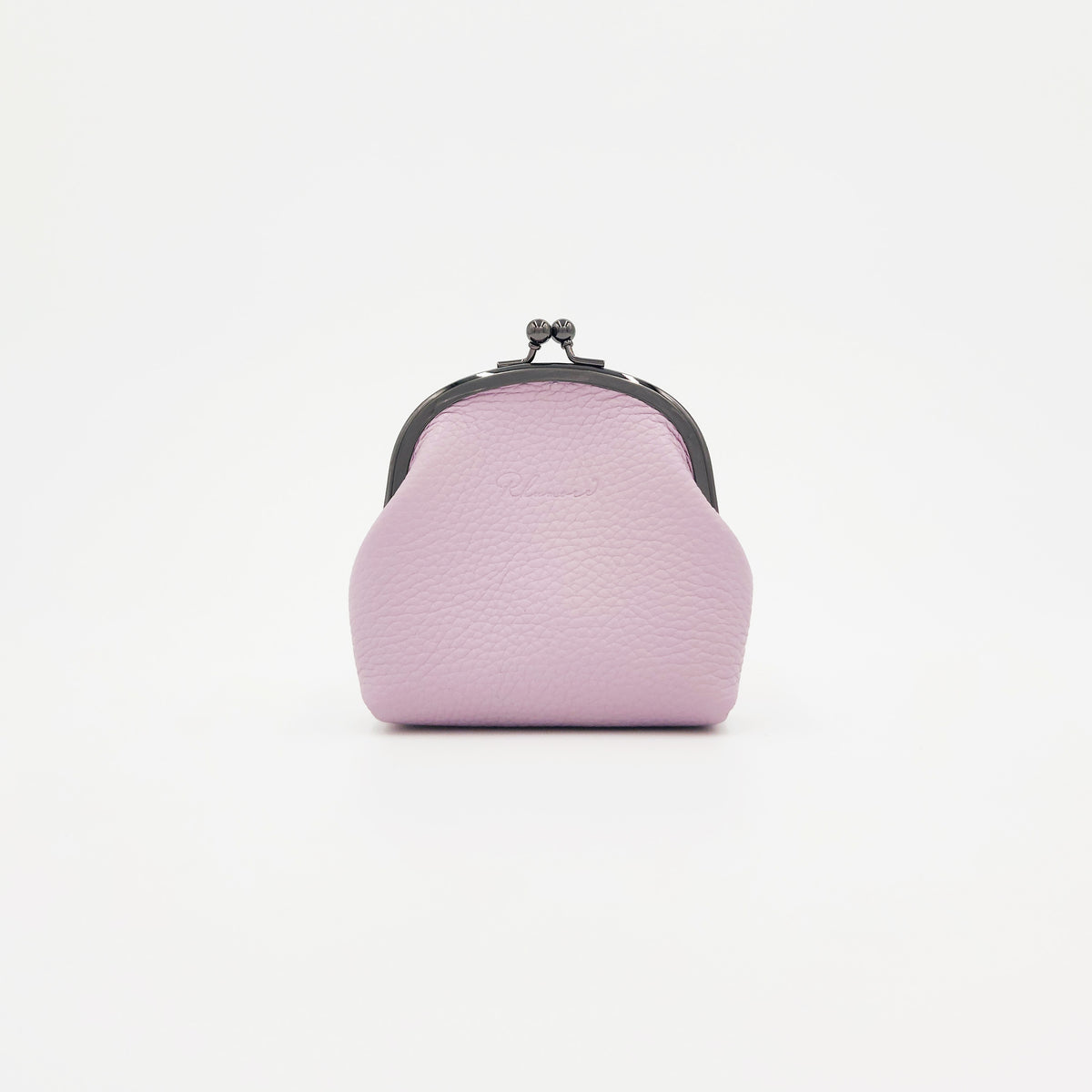 手縫いのがま口（R）　ラベンダー