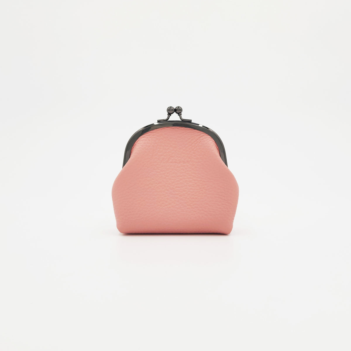 手縫いのがま口（R）　ピンク