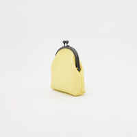 手縫いのがま口（R）　イエロー