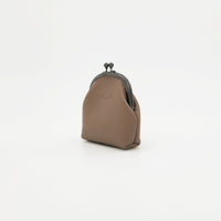 手縫いのがま口（R）　グレージュ