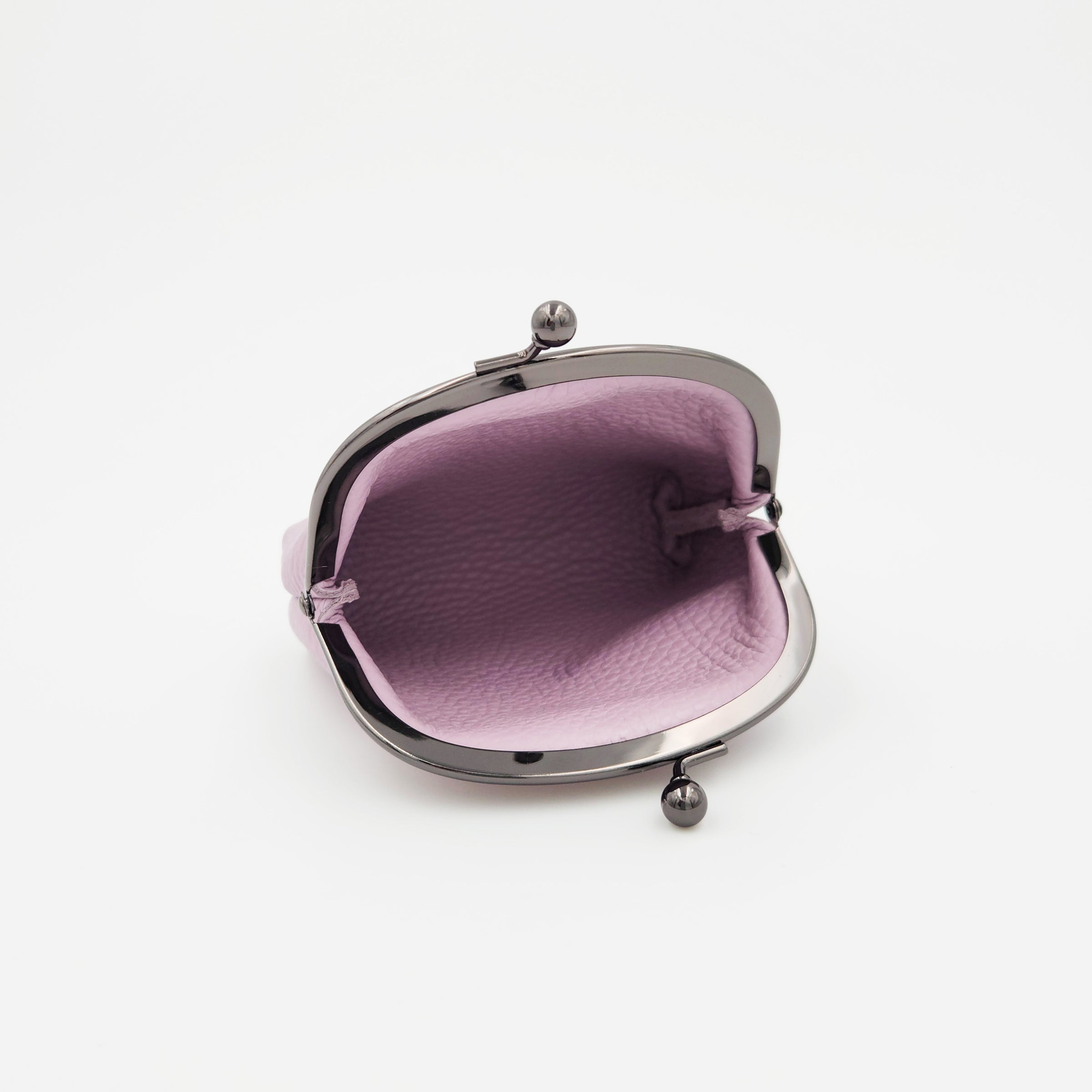 手縫いのがま口（R）　ネイビー