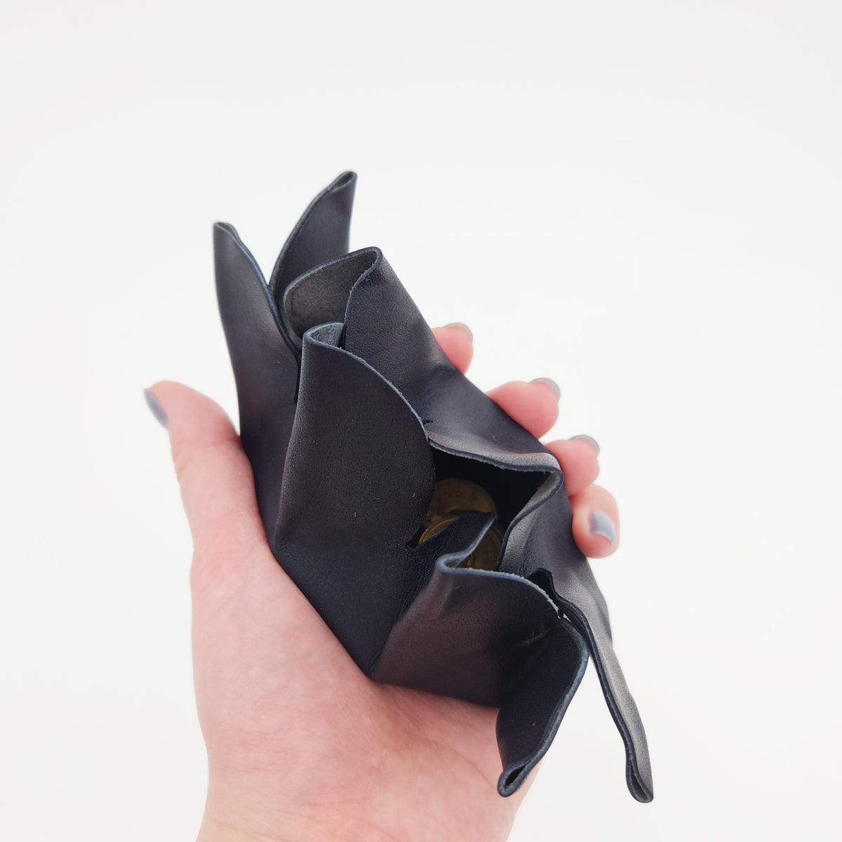 コインケース　ネイビー