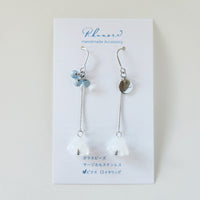 ガラス × 花　ピアス＆イヤリング