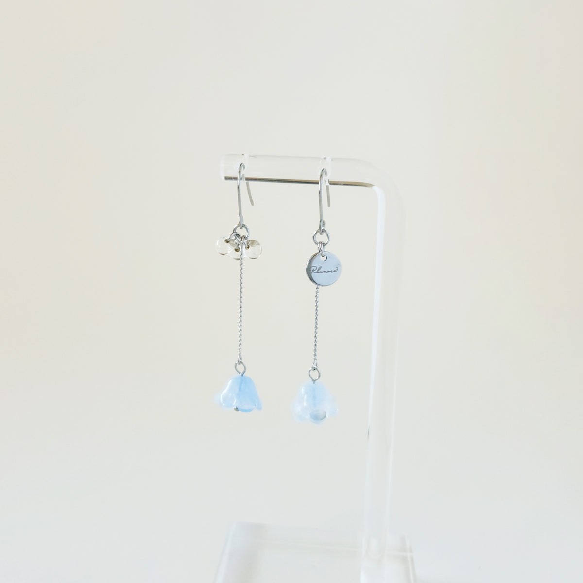 ガラス × 花　ピアス＆イヤリング