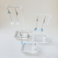 ガラス × 花　ピアス＆イヤリング