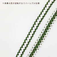 手縫いのがま口バッグ　ブルー