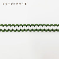 手縫いのがま口バッグ　ブルー